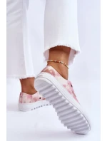 Módní nízké tenisky Big Star LL274044 růžovo-béžová Módní nízké tenisky Big Star LL274044 růžovo-béžová