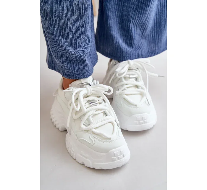 Dámské tenisky na masivní podrážce bílé Nevela Dámské tenisky na masivní podrážce bílé Nevela