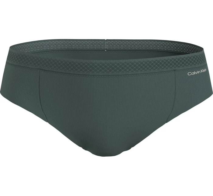 Dámské kalhotky BIKINI 000QF6308ELE7 khaki - Calvin Klein