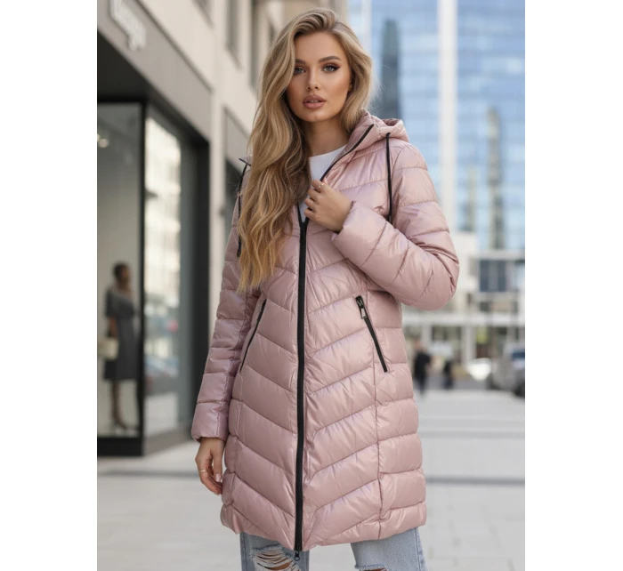 Dámská dlouhá zimní prošívaná bunda FashionStreet TY5505