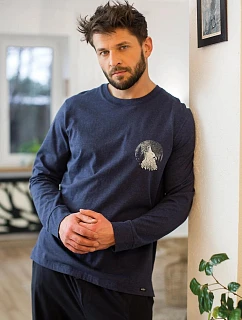 Pyžamo Key MNS 614 dlouhé rukávy, velikosti M–2XL