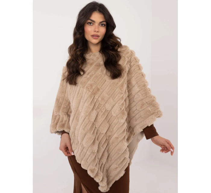 Poncho AT  beżowy model 20686495 - FPrice