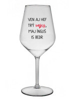 VNS, M   čirá nerozbitná sklenice na víno 470 ml model 19347114 - Giftela