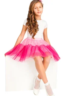 Dívčí ponožky 20DEN Bílé puntíkované model 20868314 - Noviti