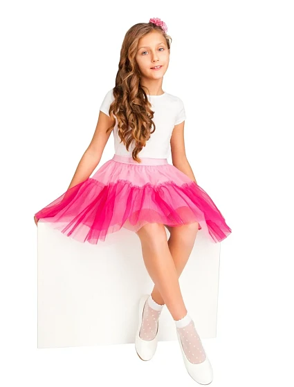 PONOŽKY 20DEN WHITE DOTS SM004