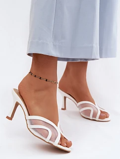 Klapky na podpatku model 227936 Step in style