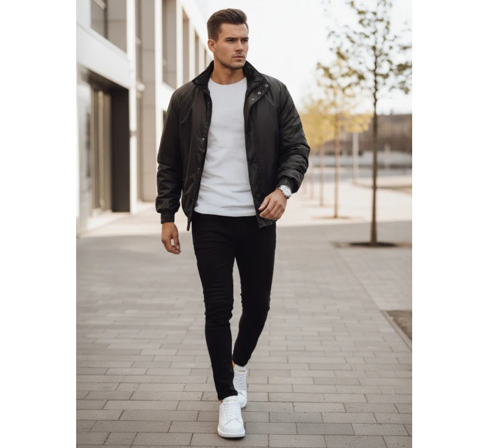 Pánská přechodná bunda černá FashionStreet TX4583