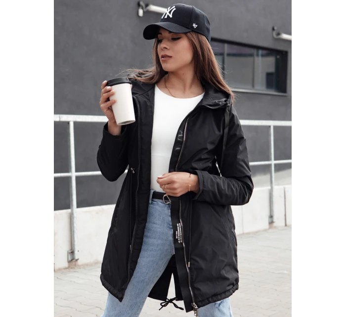 Dámská přechodná bunda parka URBANJOY černá FashionStreet TY4385
