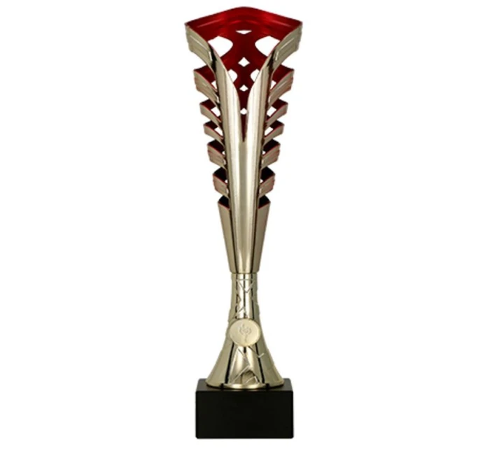 Zlatočervený plastový kelímek Zlatočervený plastový kelímek