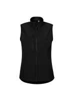 Dámská softshellová vesta Trail (černá) Dámská softshellová vesta Trail (černá)