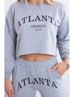 Atlanta šedá sada s potiskem Atlanta šedá sada s potiskem