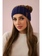 Milano fleecová čepice K203 hořčicová model 18749917 fialová - K-Fashion Milano fleecová čepice K203 hořčicová model 18749917 fialová - K-Fashion