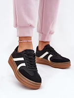 Dámské Tenisky Na Platformě Černé Tolianna