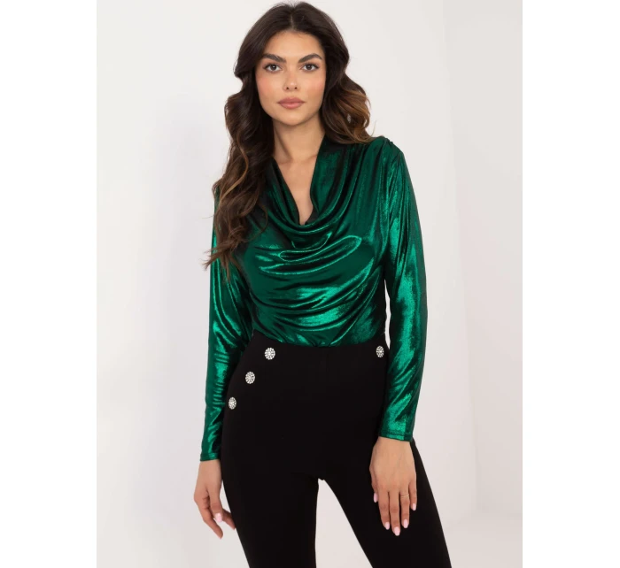 Bluzka DHJ BZ model 20606082 ciemny zielony - FPrice