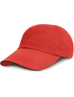 Result Headwear RC 024XP 6 panelová nízkoprofilová sandwich kšiltovka 28.24XP red/black