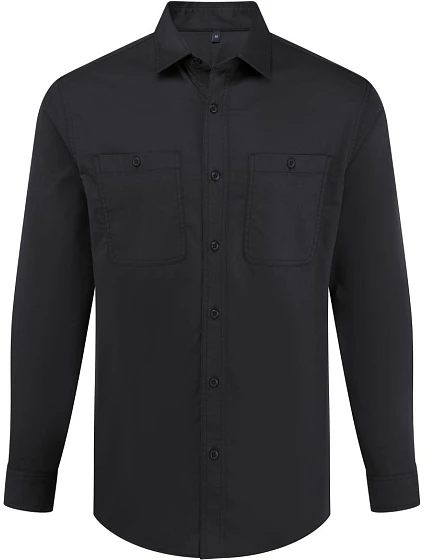 Premier PR 021 Košile s dlouhým rukávem "Utility 2.0" 39.0021 stay black Premier PR 021 Košile s dlouhým rukávem "Utility 2.0" 39.0021 stay black