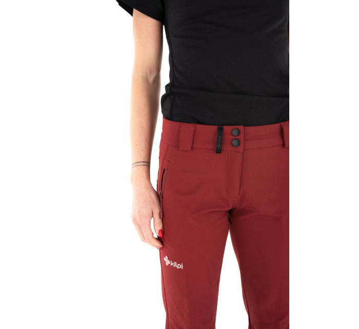 Dámské outdoor kalhoty Lago-w tmavě červená