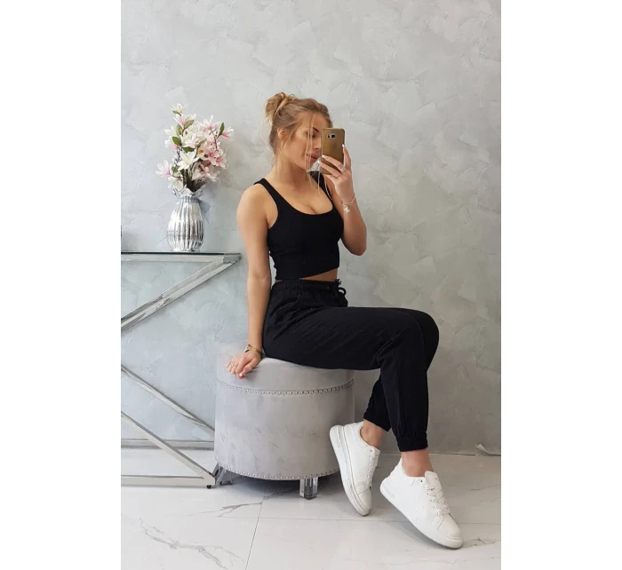 Souprava top+kalhoty černá Souprava top+kalhoty černá