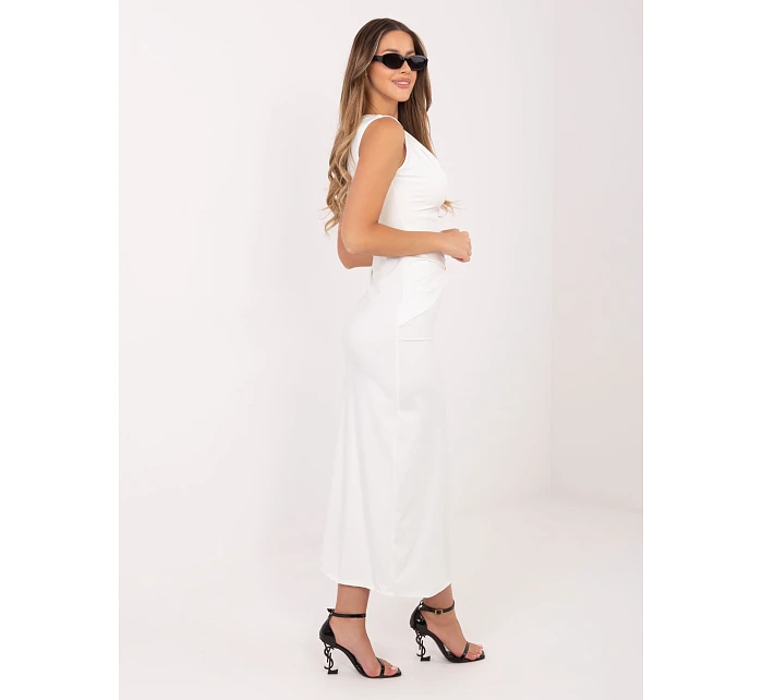 Sukienka IT SK model 22074612 ecru - FPrice Sukienka IT SK model 22074612 ecru - FPrice