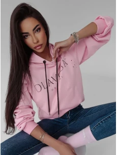 Dámská mikina 277347 pudrově růžová - Ola Voga