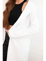 Dámský svetr bez zapínání 35687 bílý - Kesi