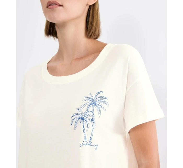 Nightdresses NDK X - SILK WHITE - TRIUMPH SILK WHITE - TRIUMPH