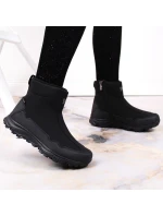 DK Jr DK58A nepromokavé zateplené sněhové boty černé DK Jr DK58A nepromokavé zateplené sněhové boty černé