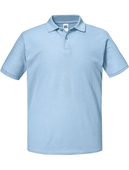 Russell Athletic 570M Pánské piqué polo "Authentic Eco" 10.570M sky Russell Athletic 570M Pánské piqué polo "Authentic Eco" 10.570M sky