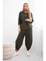 Souprava Punto Milano Winter tepláky + kalhot khaki Souprava Punto Milano Winter tepláky + kalhot khaki