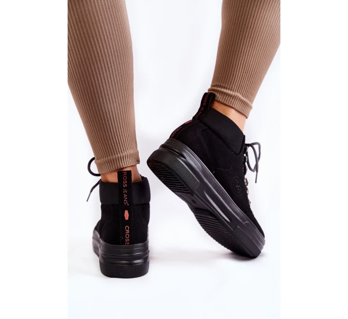 Boty Cross Jeans KK2R4074C Černé