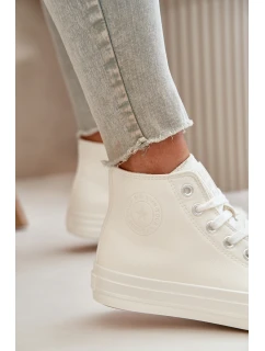 Dámské Zateplené Tenisky Z Eko Kůže Bílé Big Star model 21669546 - Big Star Shoes