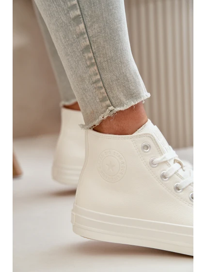 Dámské Zateplené Tenisky Z Eko Kůže Bílé Big Star model 21669546 - Big Star Shoes Dámské Zateplené Tenisky Z Eko Kůže Bílé Big Star model 21669546 - Big Star Shoes