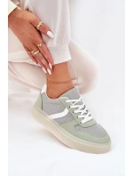 Nízké Dámské Tenisky Na Platformě Zelené model 21689159 - EVENTO