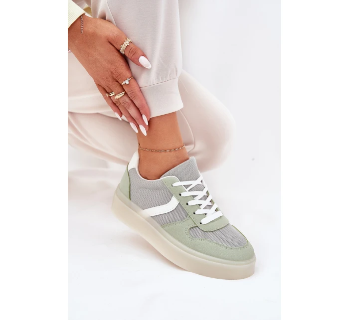 Nízké Dámské Tenisky Na Platformě Zelené model 21689159 - EVENTO