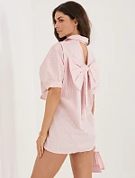 IT košile KS 18989.17 bílá růžová