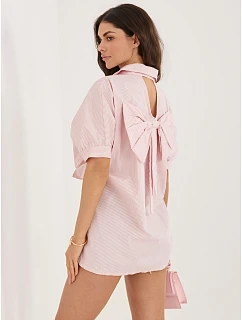 IT košile KS 18989.17 bílá růžová