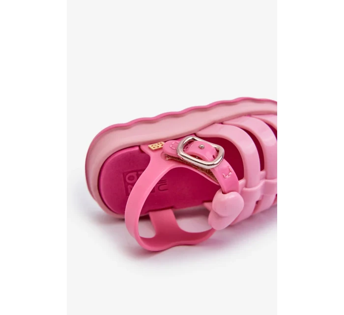 Vonné dětské sandály na suchý zip ZAXY Růžové