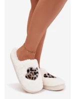 Dámské chlupaté papuče srdíčka – šedé Amandra Dámské chlupaté papuče srdíčka – šedé Amandra