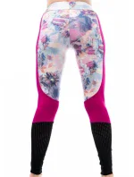 Dámské dlouhé legíny s květinovým motivem  model 17148518 - Litex