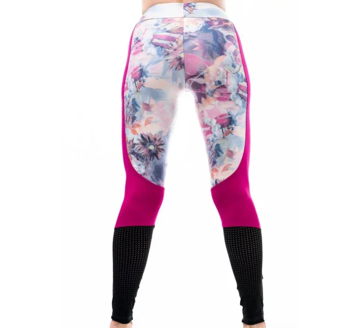 Dámské dlouhé legíny s květinovým motivem  model 17148518 - Litex