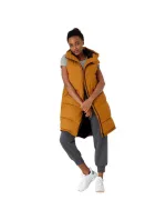 Dámská vesta W H4Z21 KUDP004 82S sv. hnědá - 4F Dámská vesta W H4Z21 KUDP004 82S sv. hnědá - 4F