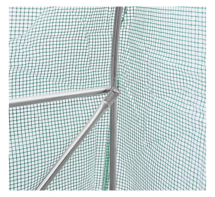 SKLENÍK ZAHRADNÍ TUNEL 200X300X200CM PE KONSTRUKCE ZELENÁ OCEL