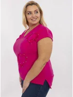 Halenka RV BZ A542.12P fuchsiová Halenka RV BZ A542.12P fuchsiová