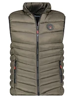 Pánská vesta vesta DB 096 M WY6178H/GN Khaki-Tmavě zelená - Geographical Norway