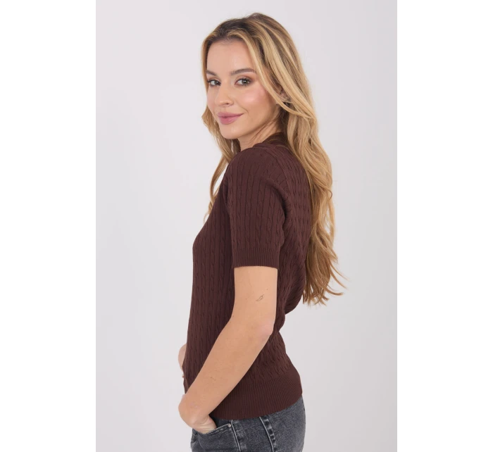 Svetr s krátkým rukávem  model 222828 Factory Price