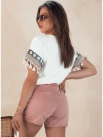 Dámské šortky CITYCHIC light pink FashionStreet SY0348