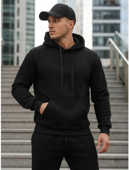 Pánská černá mikina model 21986071 - Dstreet