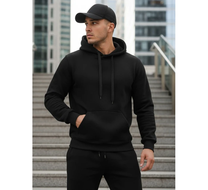 Pánská černá mikina model 21986071 - Dstreet