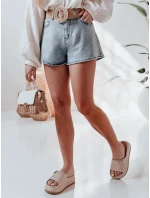 Dámské džínové šortky HOT LIGHT blue FashionStreet SY0467