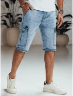 Pánské džínové šortky modré Dstreet SX2553